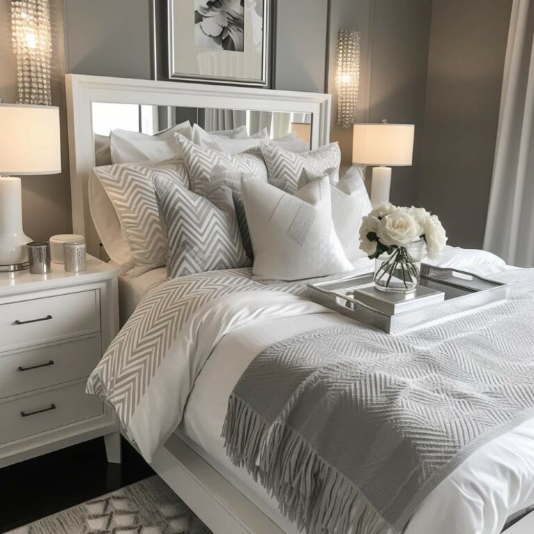 25 Gray and White Bedroom Ideas for A Serene Sanctuary
