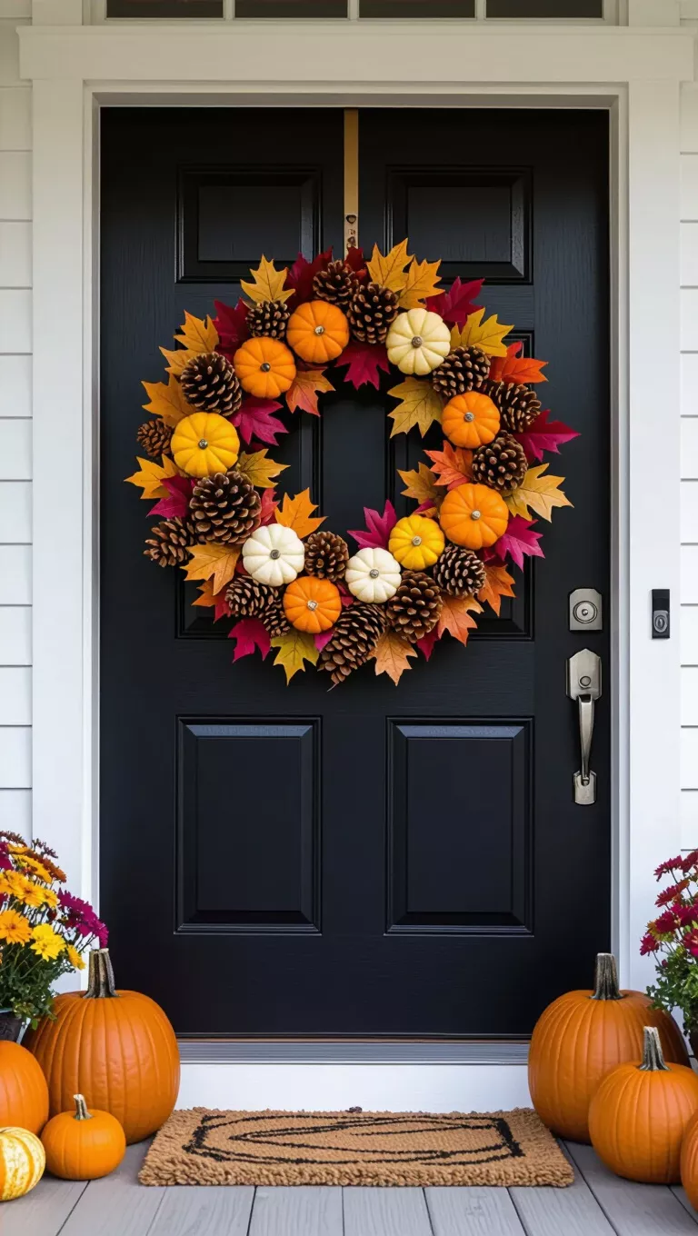 23 Fall Front Door Decor Ideas for Autumn 2025