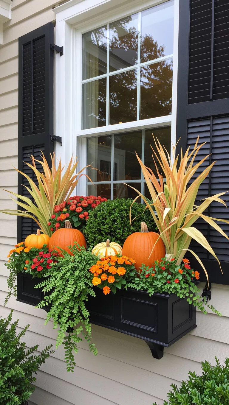 25 Fall Window Boxes for Autumn 2025