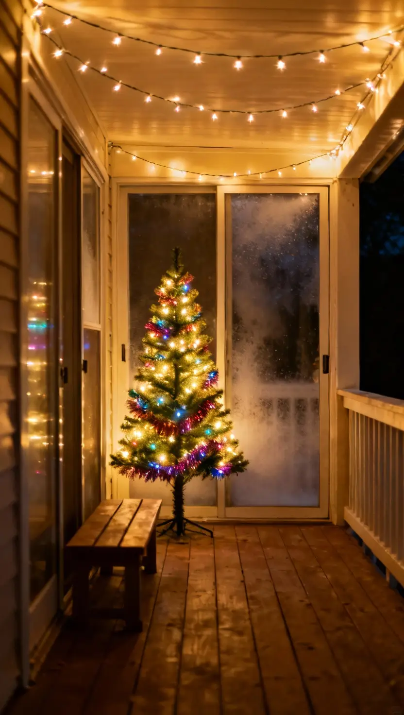 Back Porch Christmas Lights