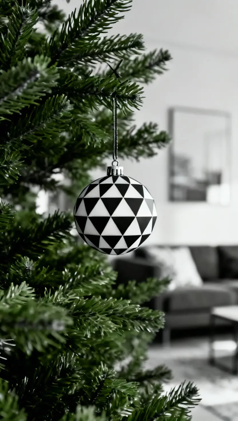Black and White Geometric Ornament Collection