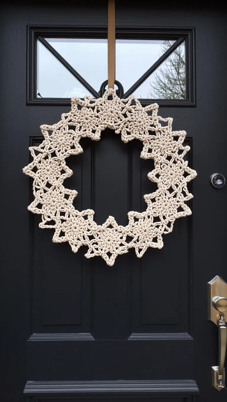Crochet Star Wreath