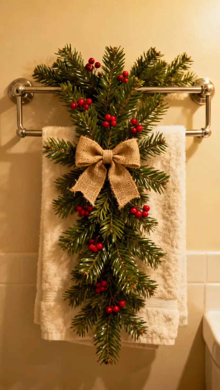 Decorate the Towel Rack