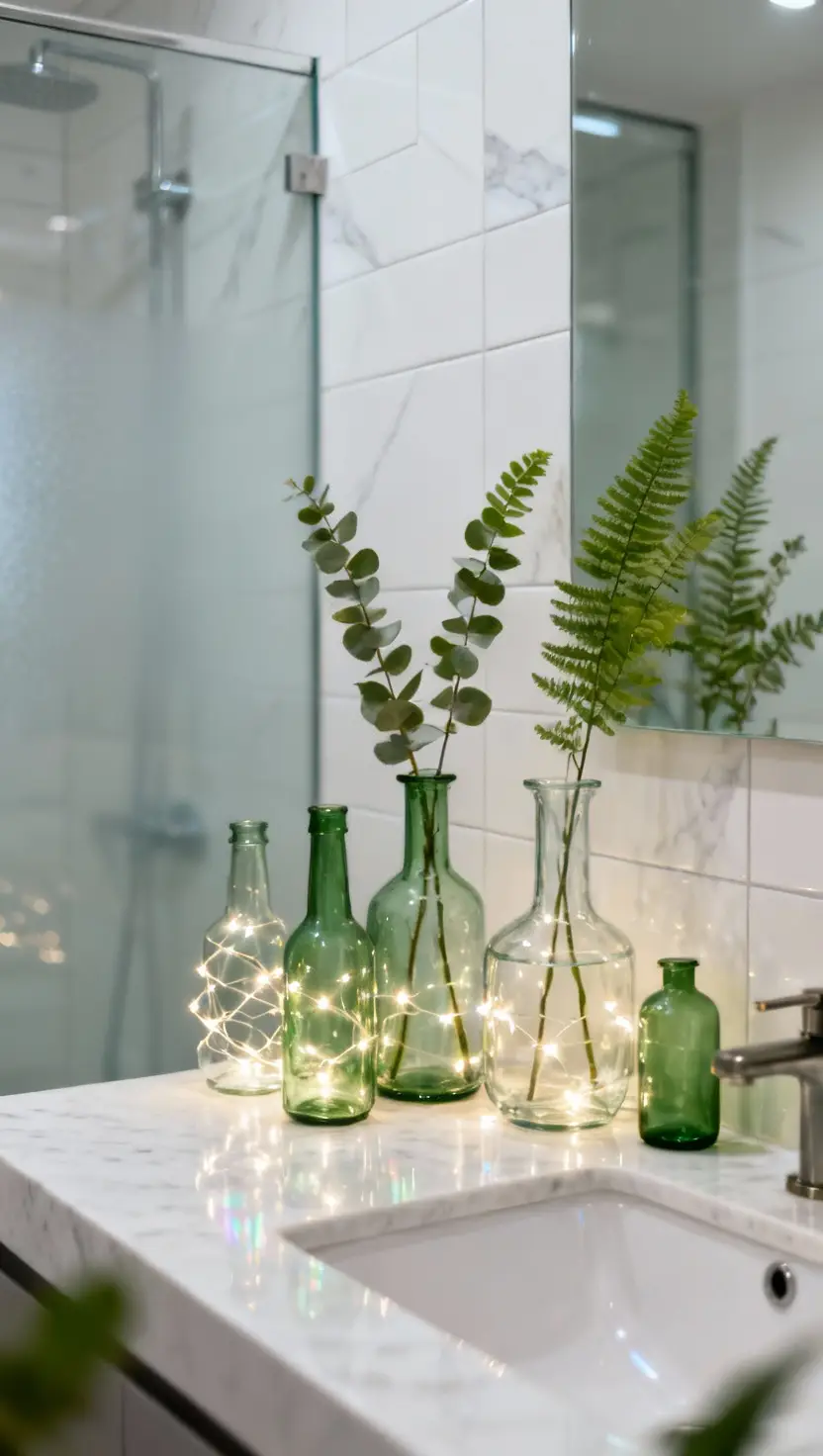 Display Simple Green Glass