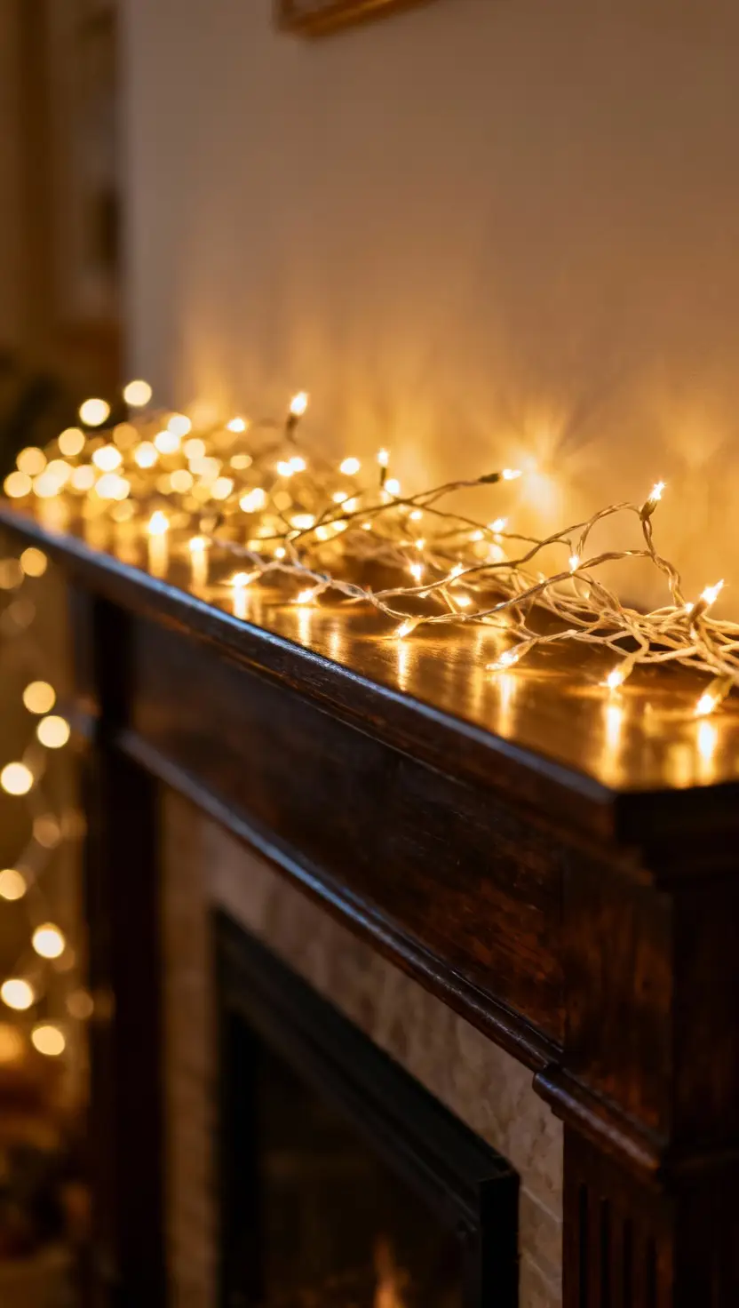 Fairy Light Focused Hypnotic Mantel Displays