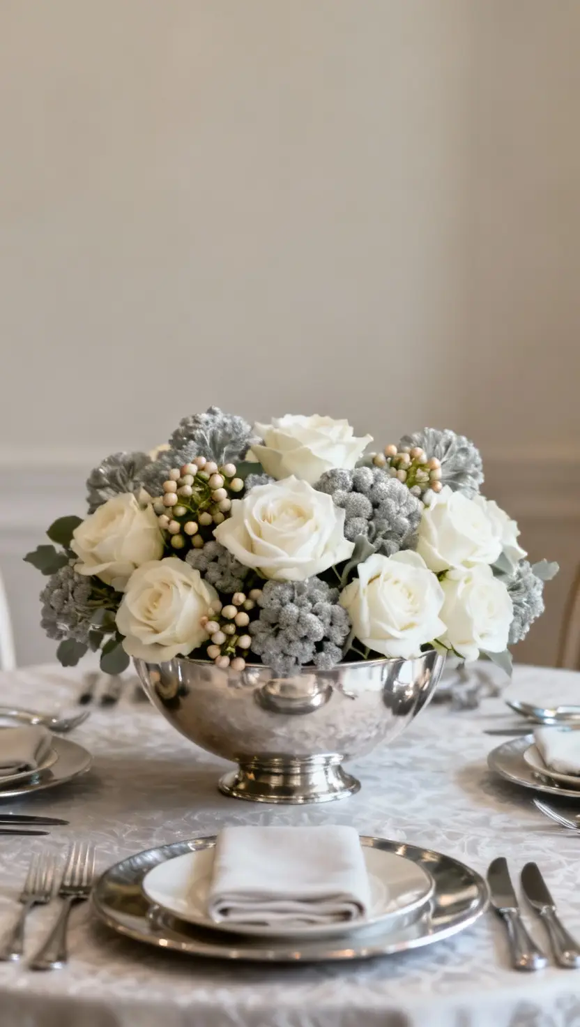 Flower Arrangement Christmas Centerpiece