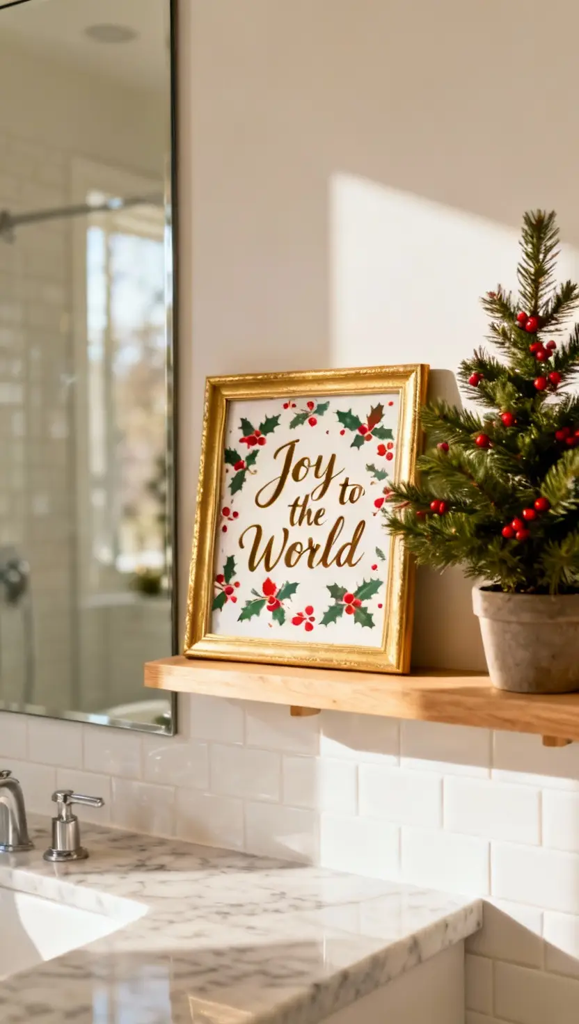 Frame a Christmas Message