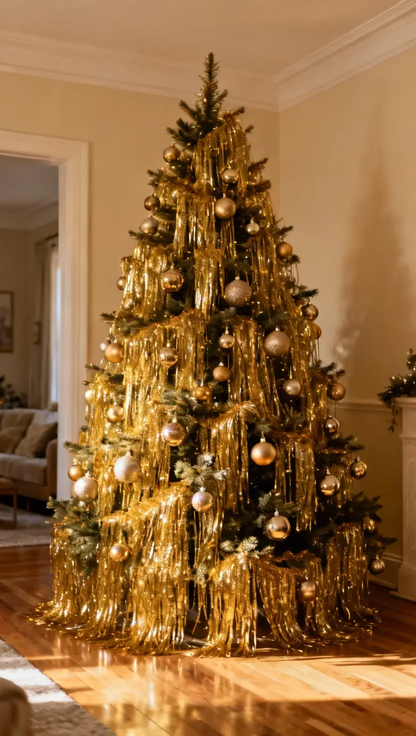 Gilded Gold Christmas Tree