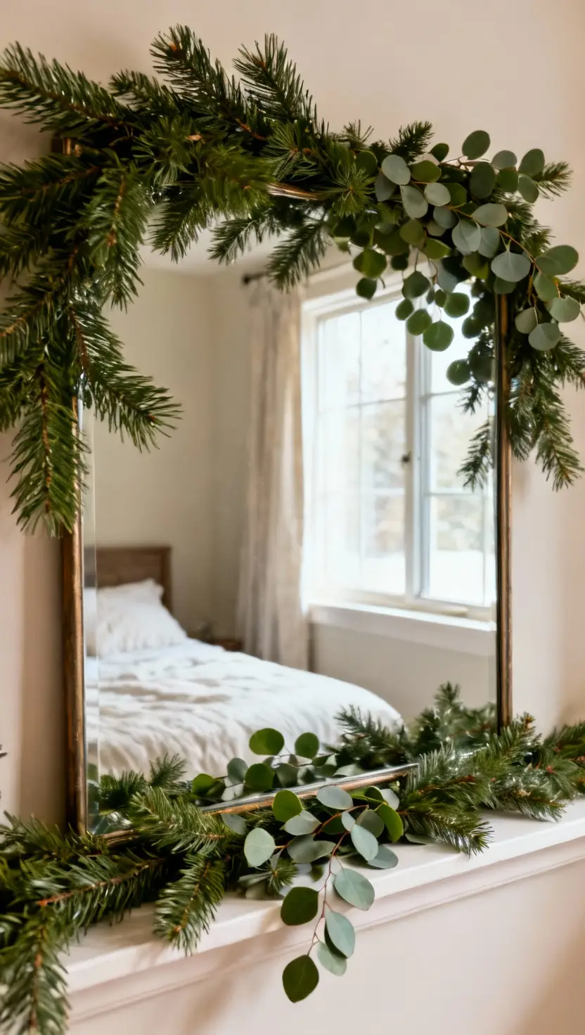 Hang Christmas Greenery