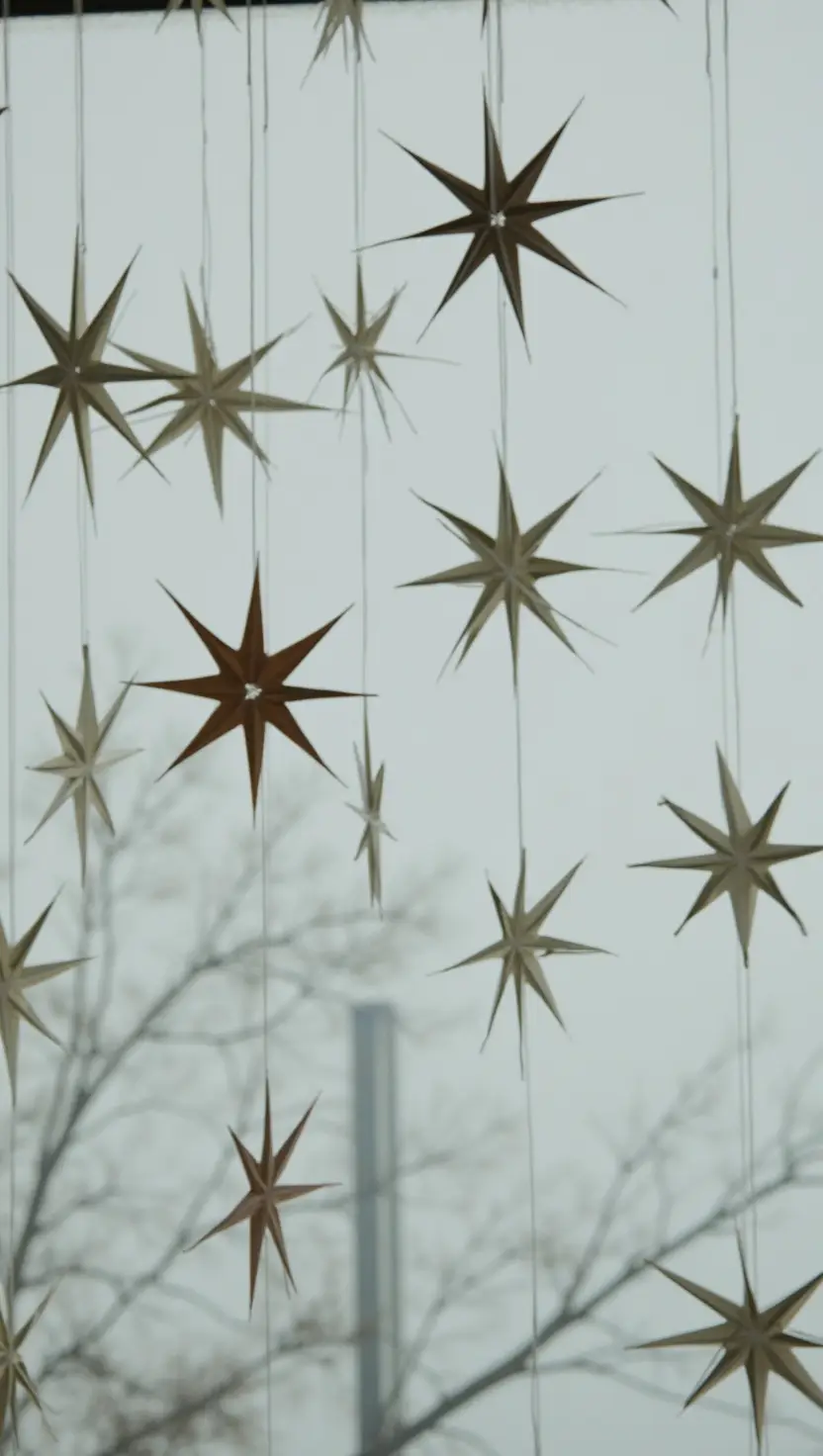 Hanging Paper Stars