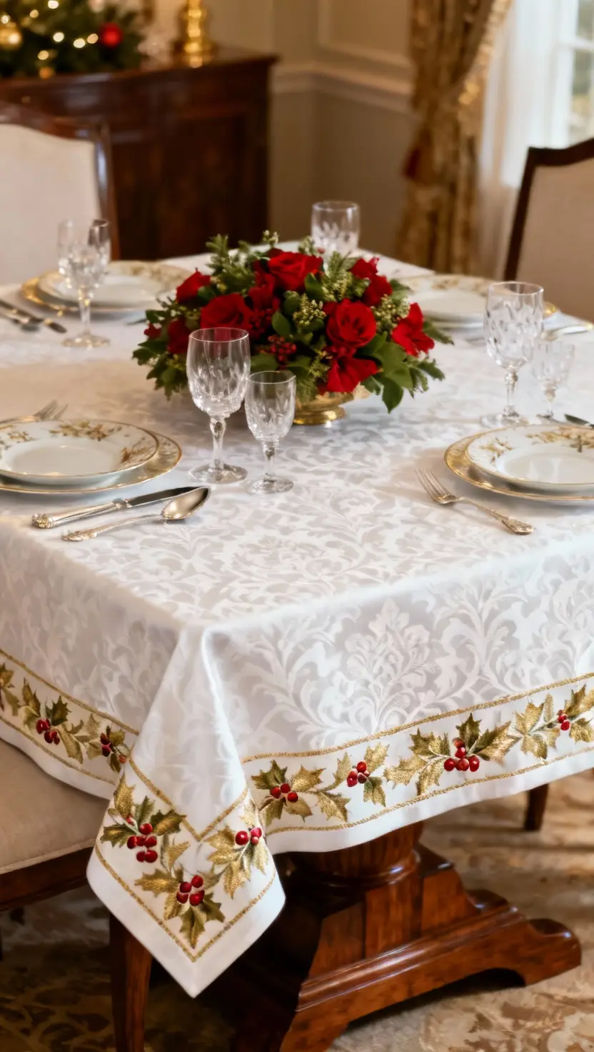 Holiday-Themed Tablecloths and Runners