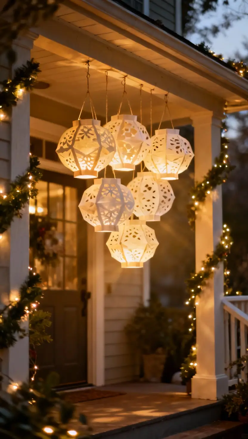 Paper Christmas Lanterns