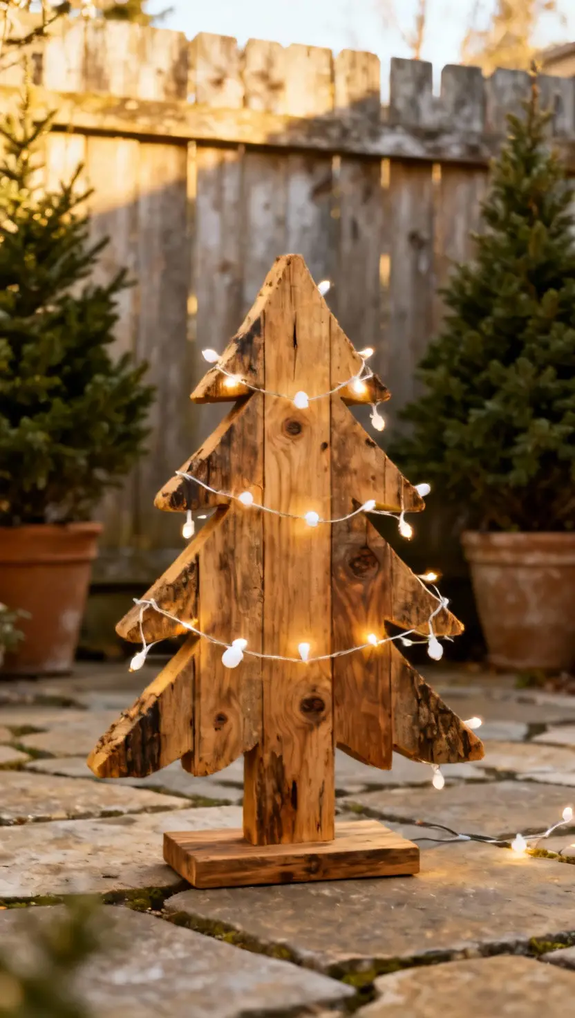 Reclaimed Wood Christmas Tree