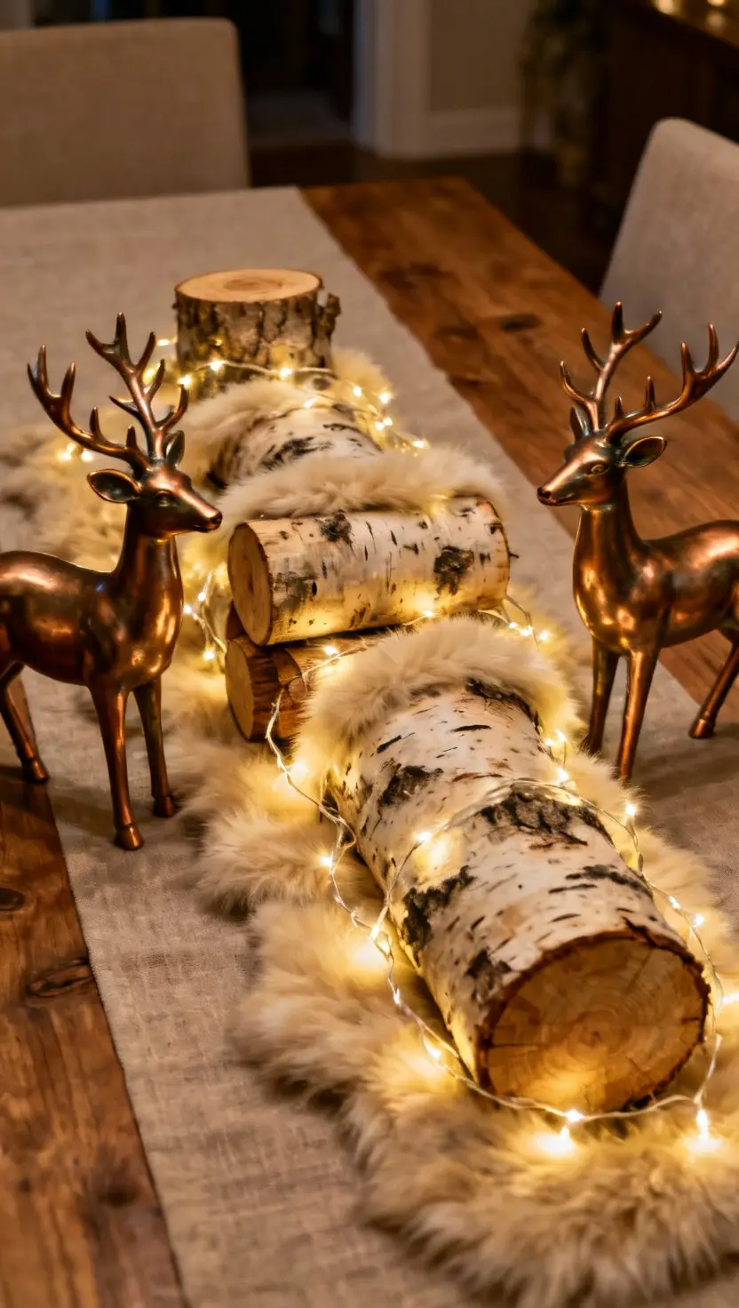 Rustic Luxe Christmas Centerpiece