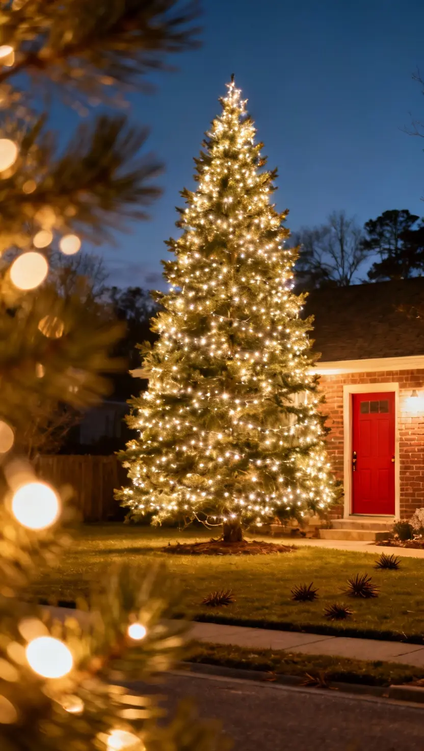 Set up an Outdoor Tree