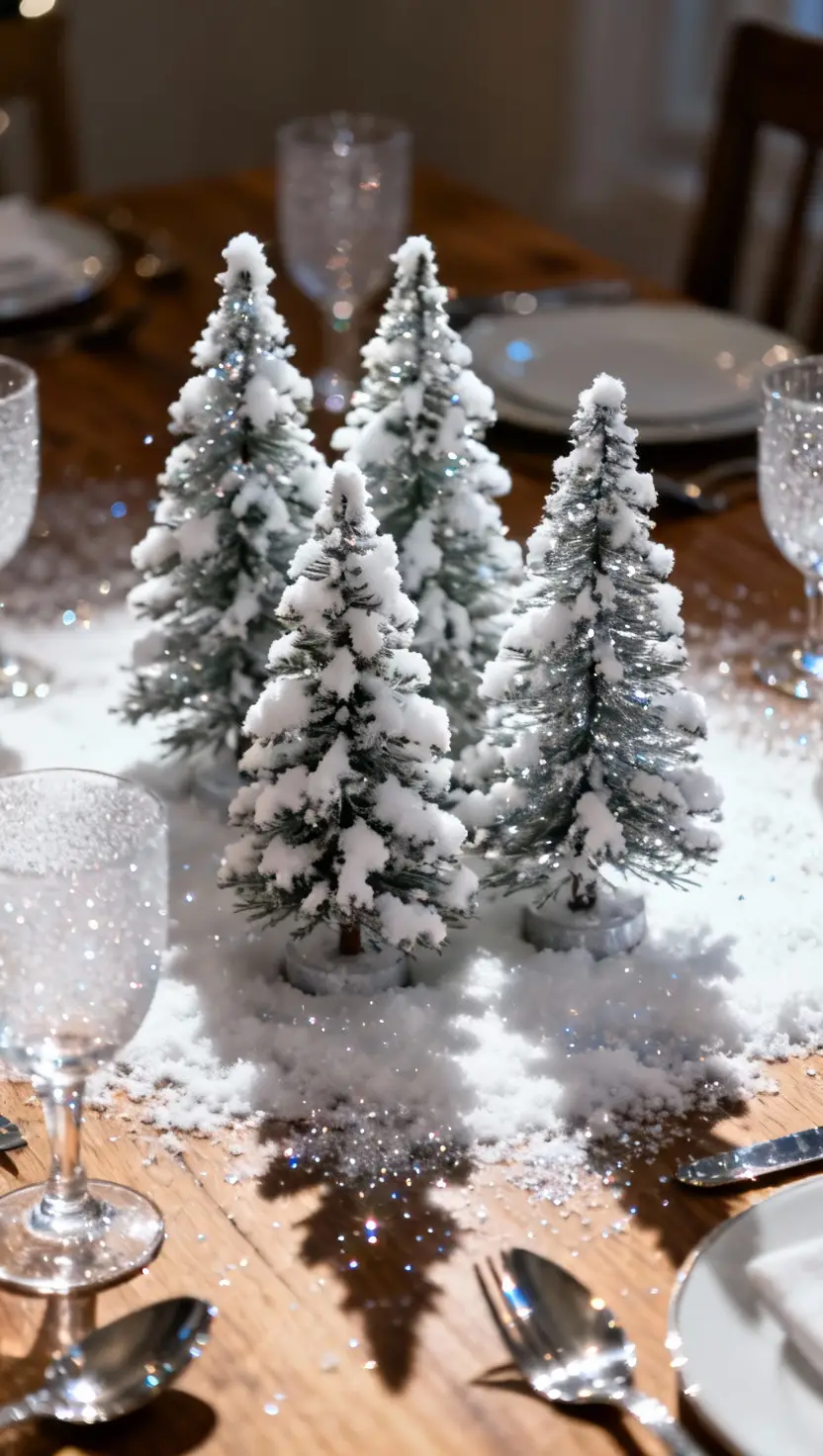 Sparkling Trees Christmas Table