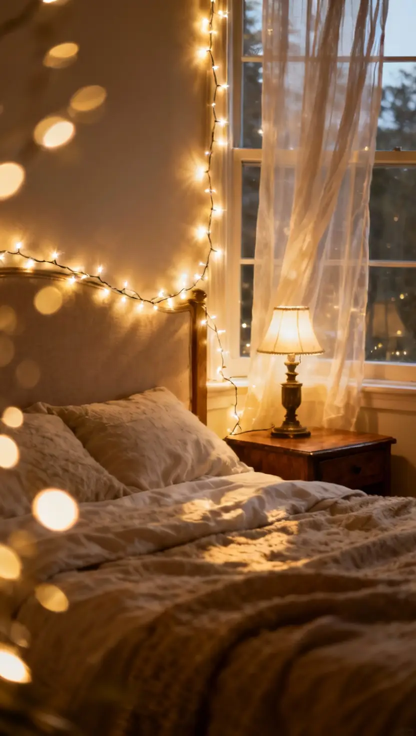 Twinkling String Lights in Every Room