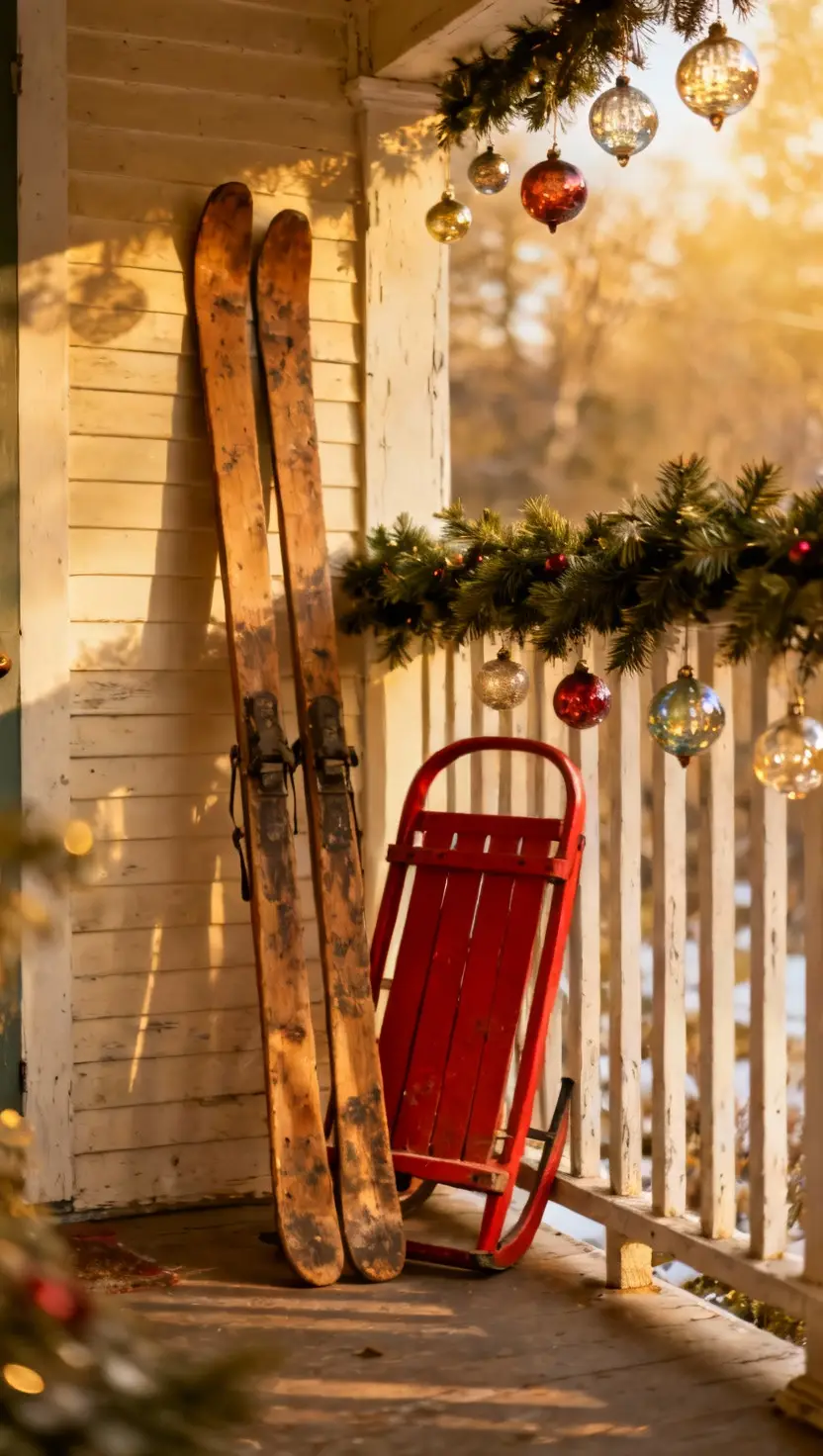 Use Vintage Holiday Decor