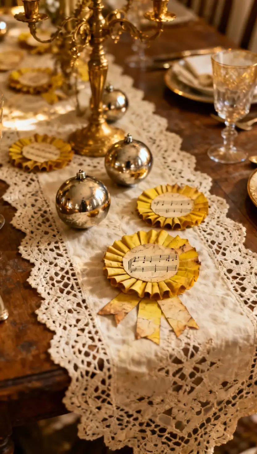 Vintage Christmas Centerpiece