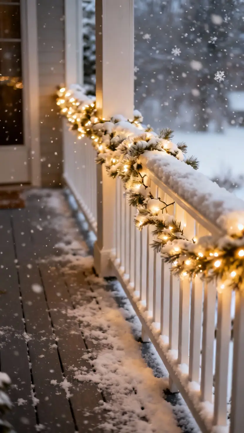 White Lighted Garland