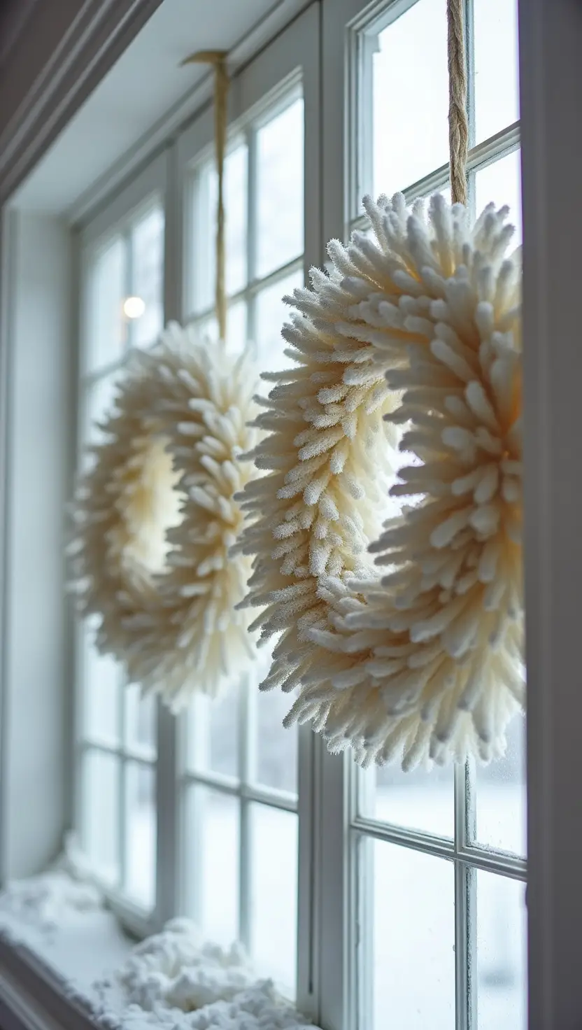 White Wreaths for a Snowy Effect