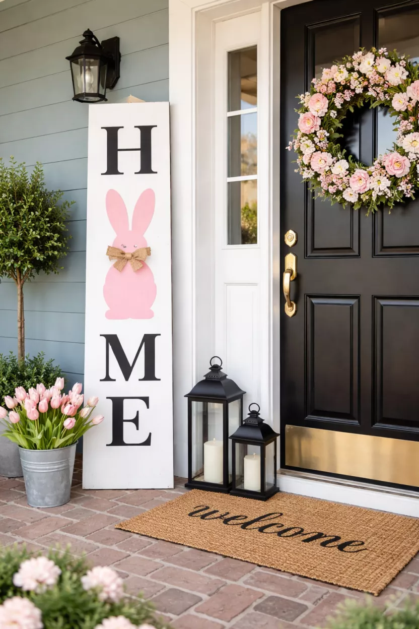 25 Easter Front Porch Decor Ideas for Instant Curb Appeal