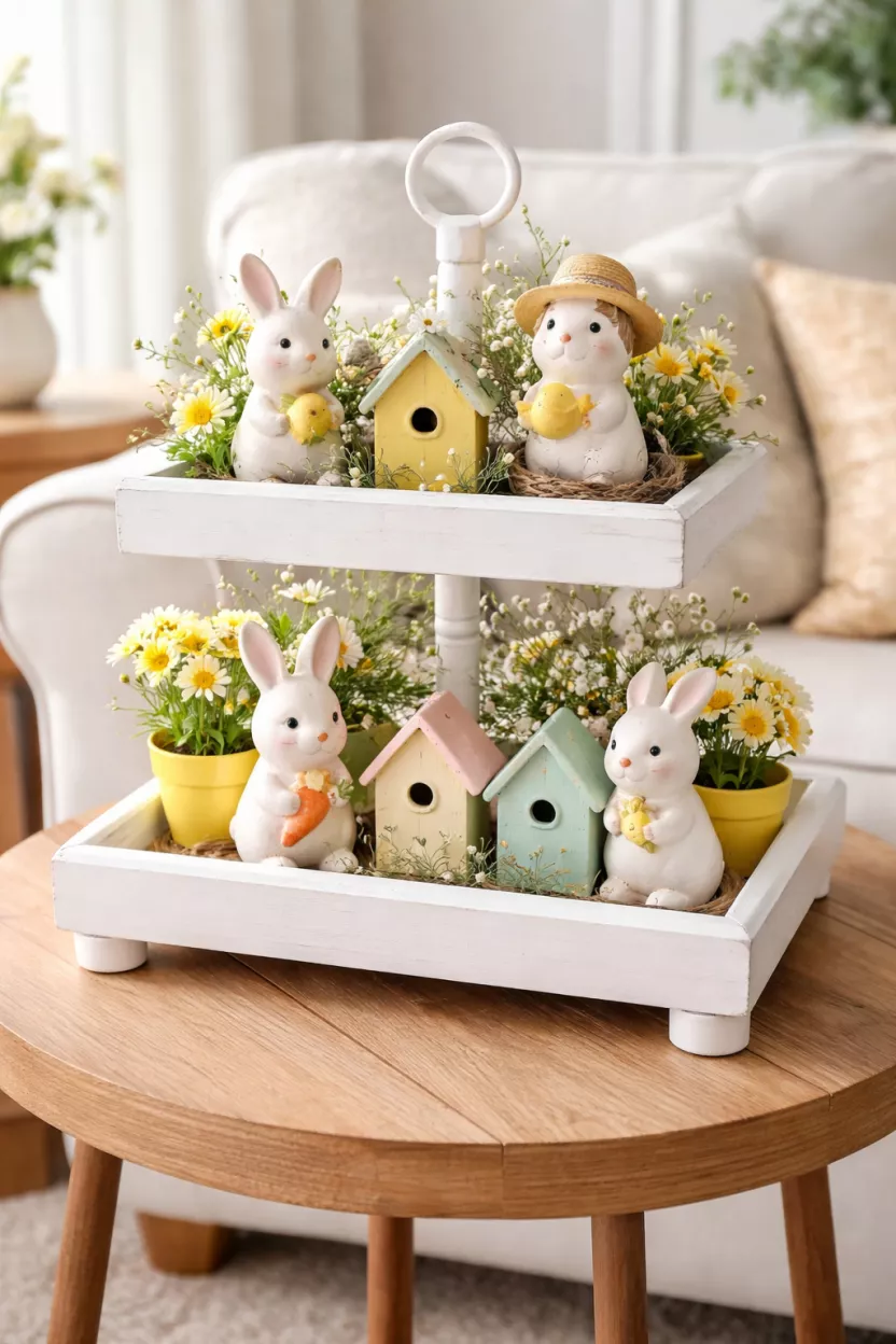 25 Easter Living Room Decor Ideas for a Festive Vibe