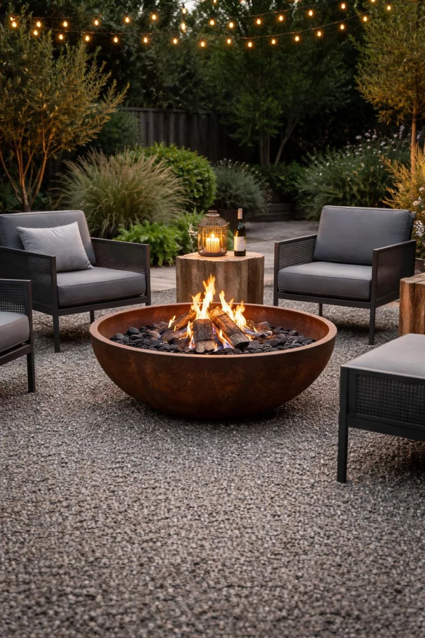 21 Backyard Fire Pit Lounge Ideas