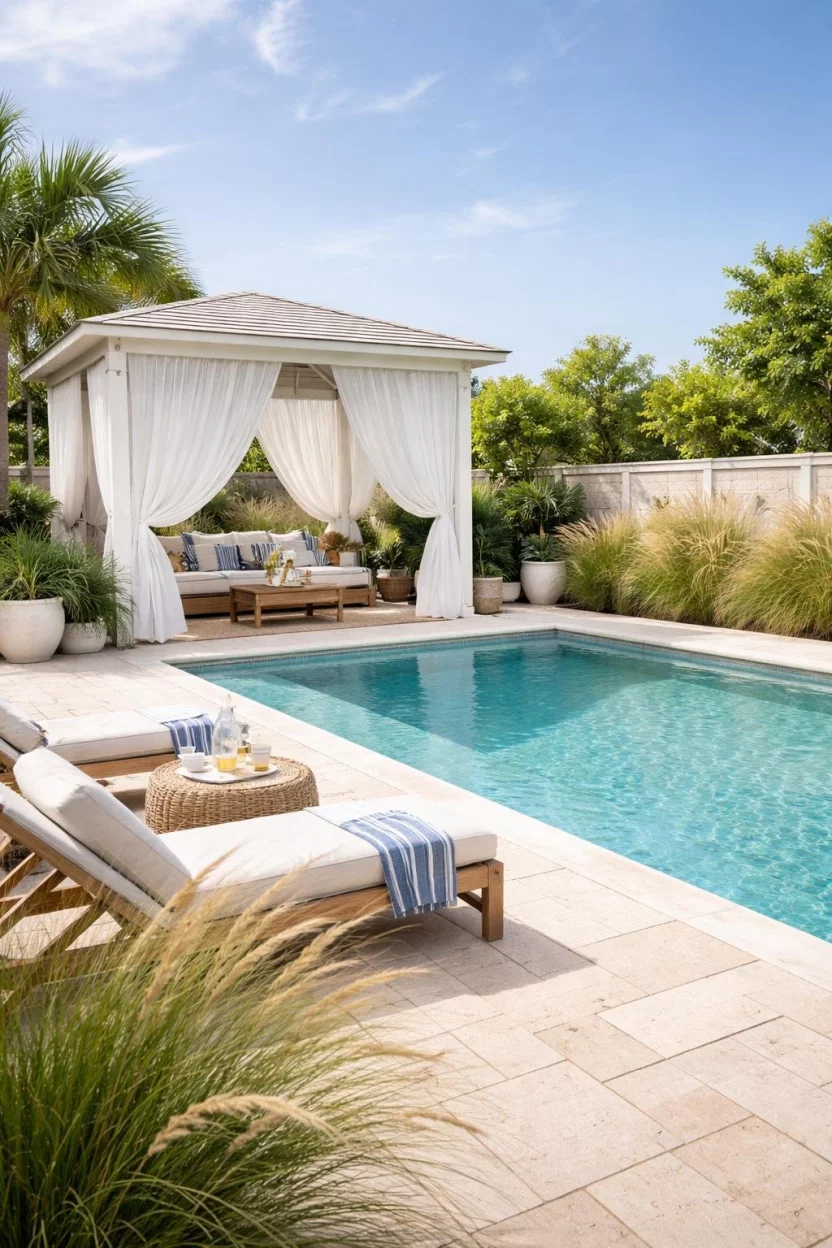 19 Backyard Pool Landscaping Ideas