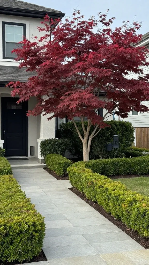 Small Ornamental Tree Focal Point