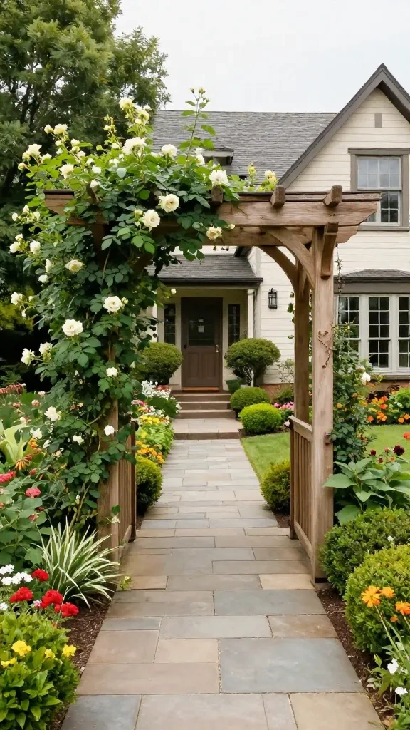 Trellis or Arbor Entryway Accent