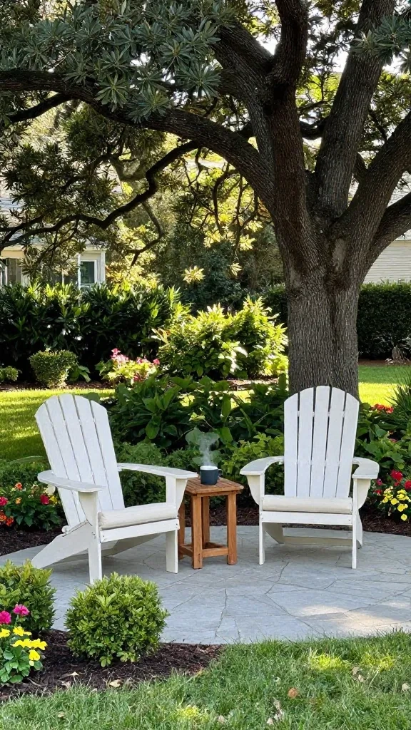 Welcoming Front Yard Seating Nook