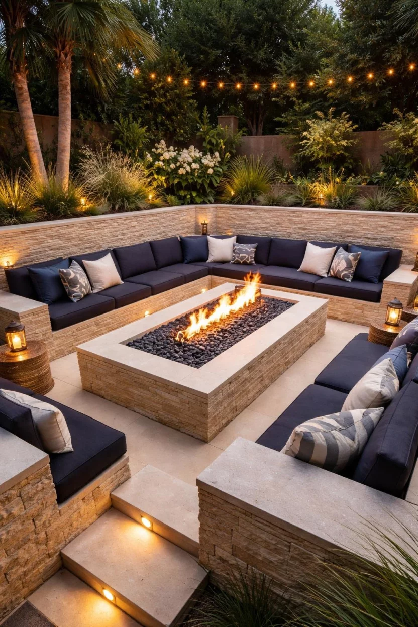 21 Outdoor Fire Pit Seating Ideas