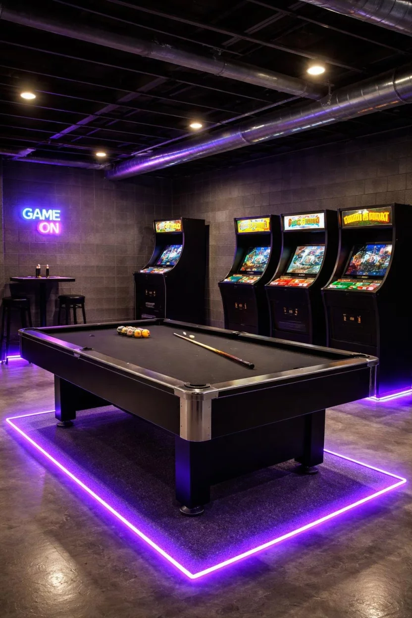 21 Unfinished Basement Ideas