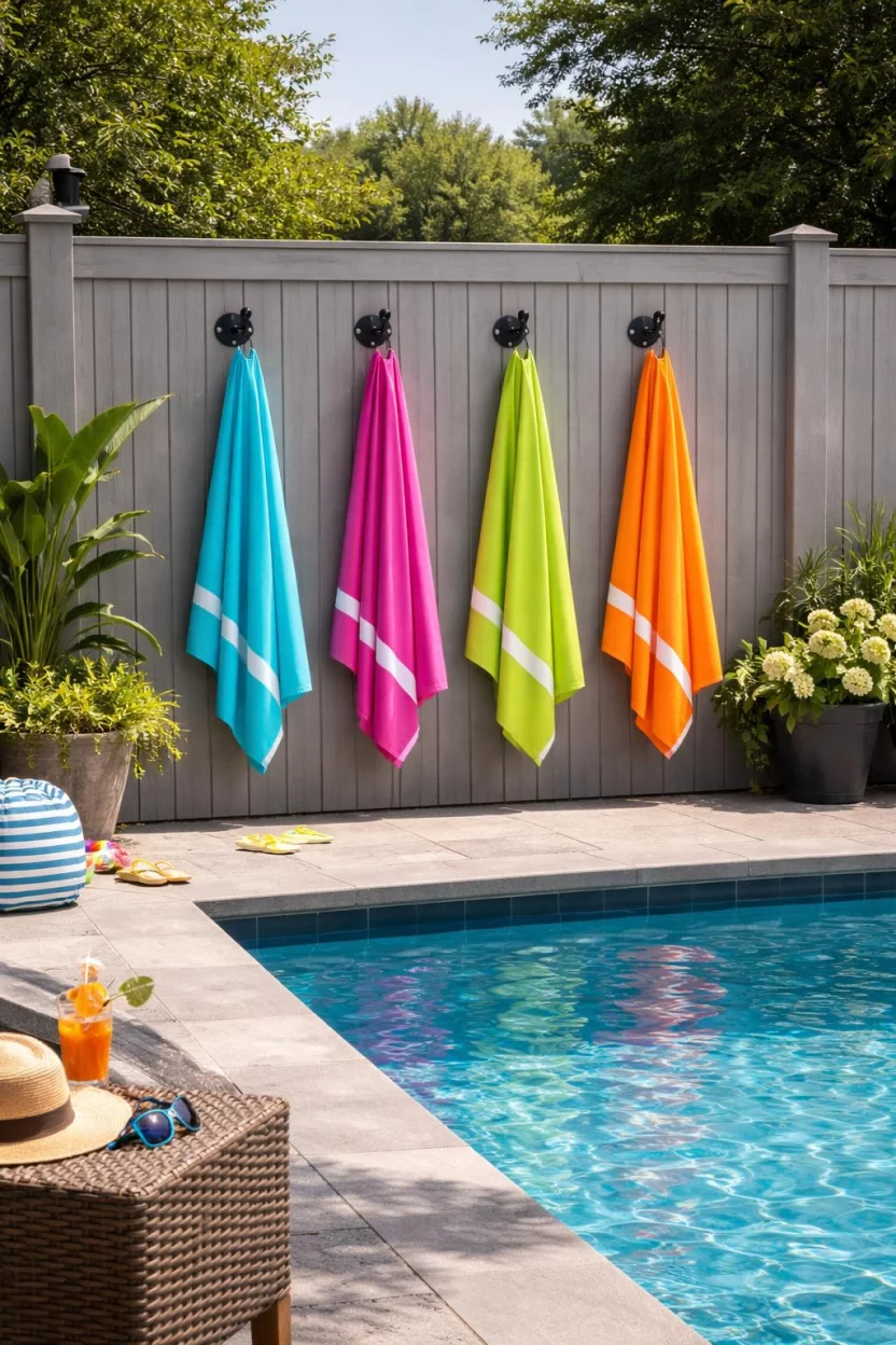 21 Pool Towel Storage Ideas