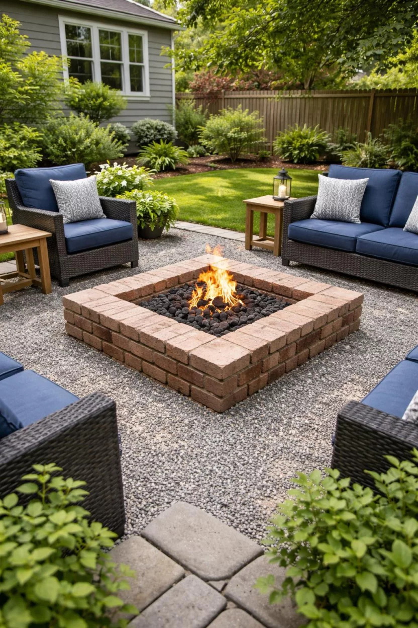 21 Simple Backyard Fire Pit Ideas