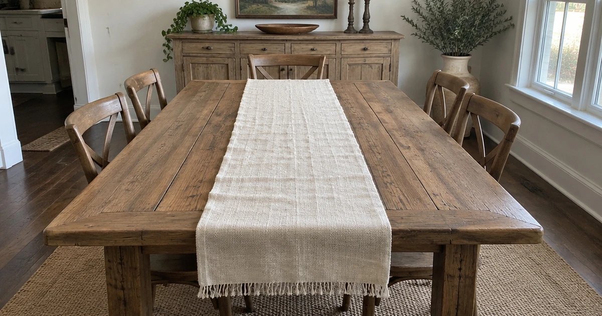 7 Best Table Runners for Farmhouse Tables 2026