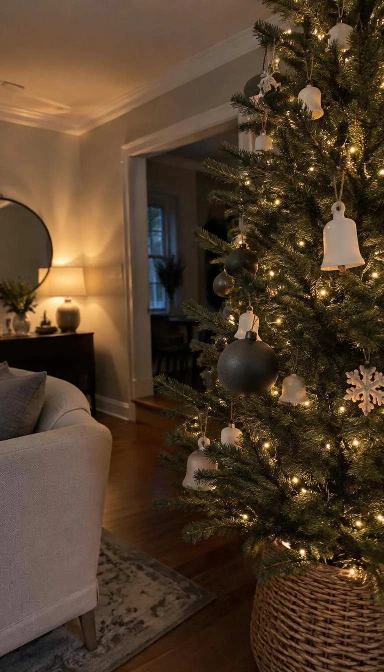 19 Black And White Christmas Tree Ideas That Look Timeless in 2026