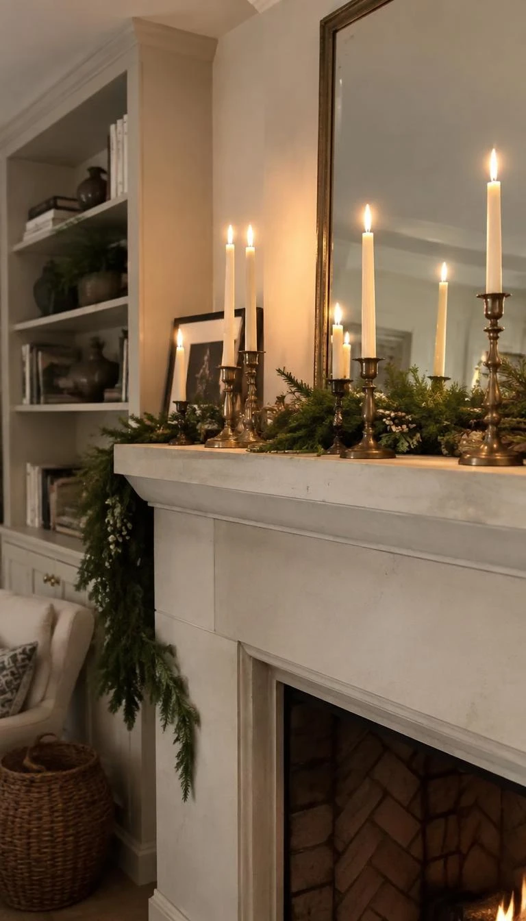 23 Christmas Mantle Decor Ideas for Your Fireplace Shelf in 2026