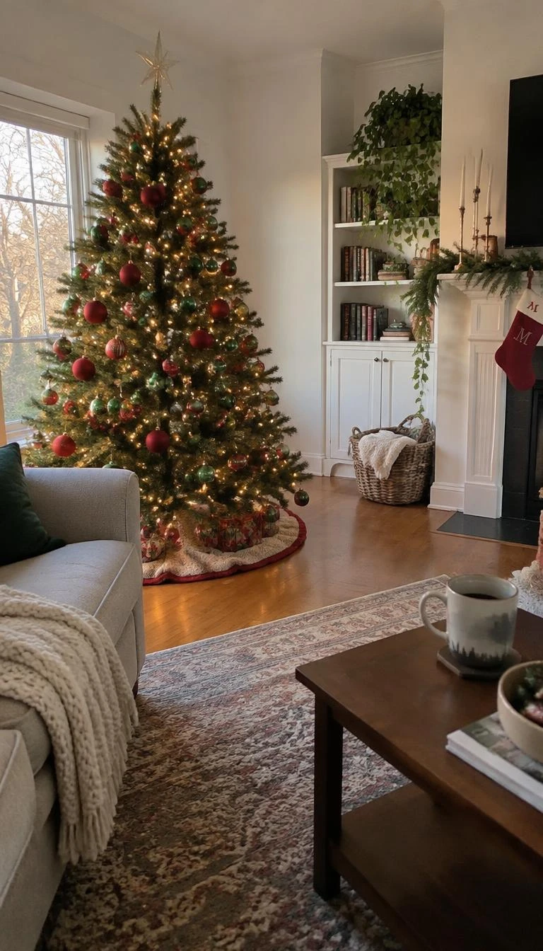 23 Red And Green Christmas Tree Ideas That Work In 2026